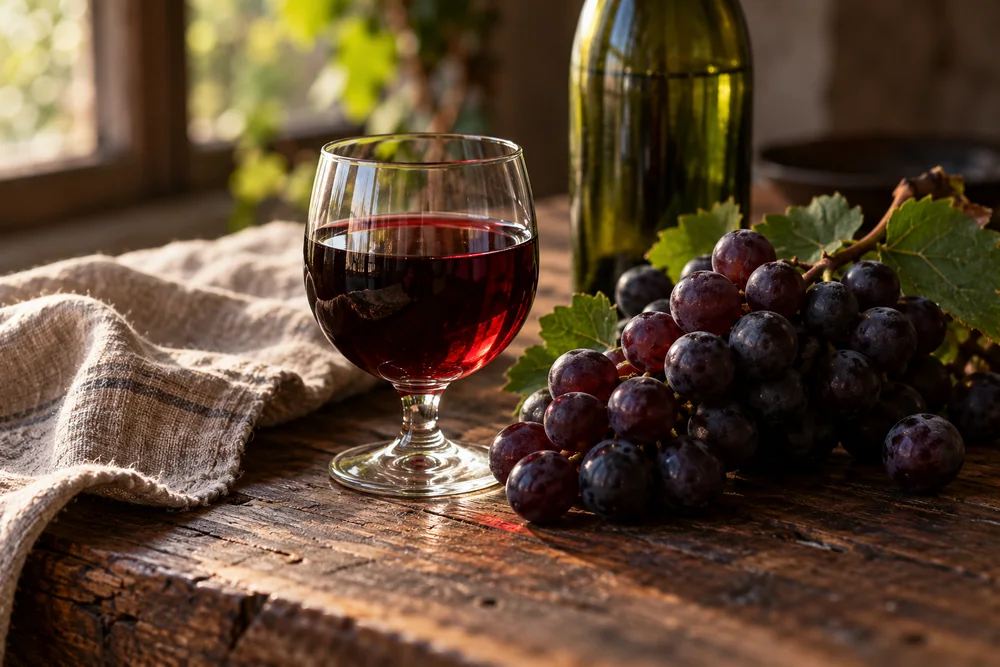 Wine editorial illustration
